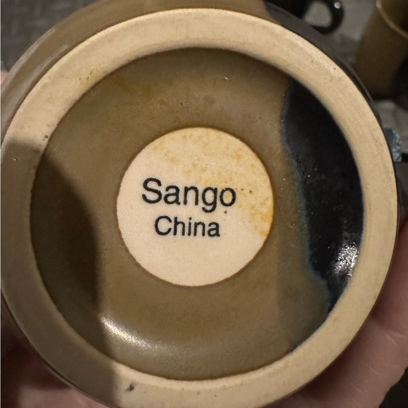 Sango China Limited Edition Mocha Coffee Mug Set of 5 Brown - Picture 7 of 7